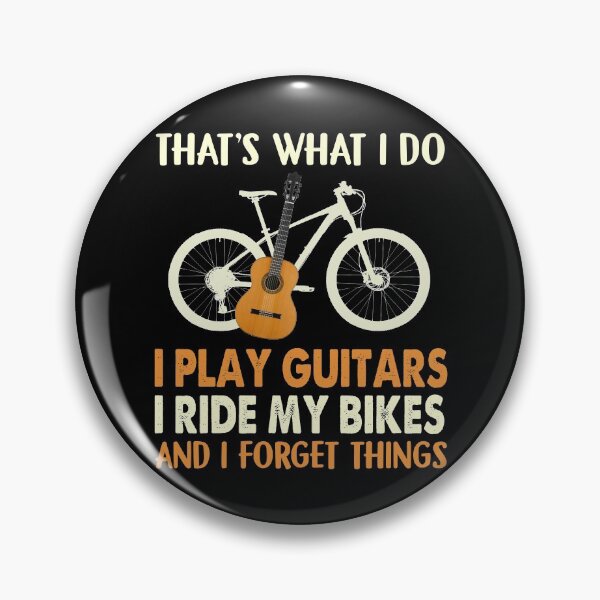 Artikelvorschau, Gitarre spielen und Fahrrad fahren entworfen und verkauft von Linenist.