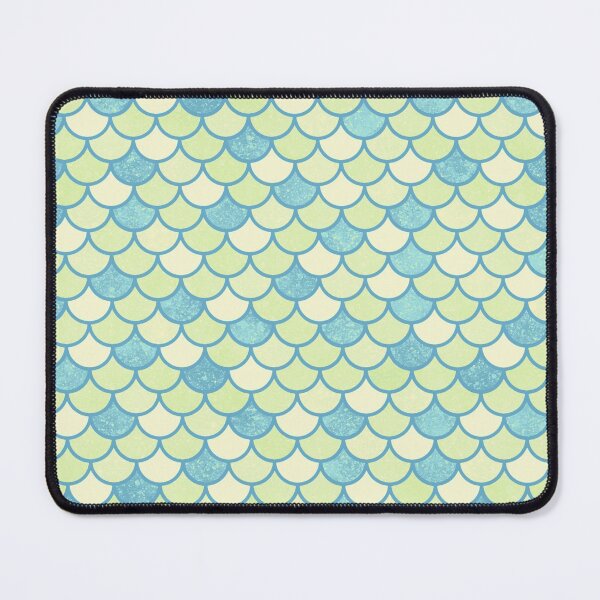 Item preview, Green Mermaid Scales Pattern designed and sold by Saanis.