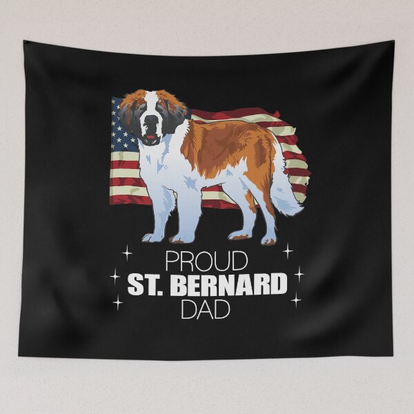 Item preview, Proud Saint Bernard dad - St. Bernard Dog designed and sold by Ibu83.