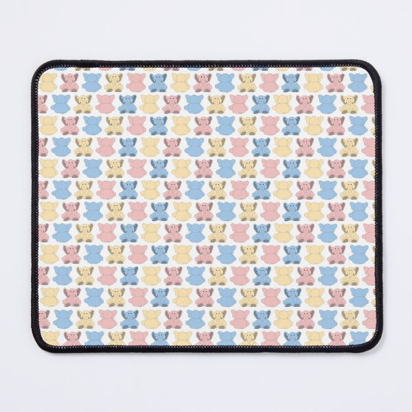 Item preview, Baby Elephant Pattern In Soft Baby Shades Of Blue, Pink and Yellow designed and sold by Running-Duck.