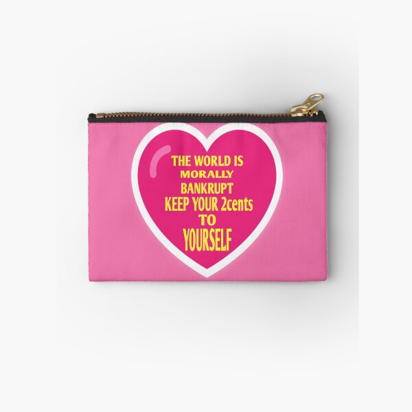 Item preview, The World is Morally Bankrupt designed and sold by MottoDigging.