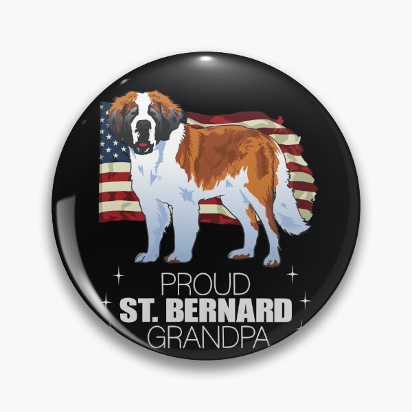 Item preview, Proud Saint Bernard grandpa - St. Bernard Dog designed and sold by Ibu83.