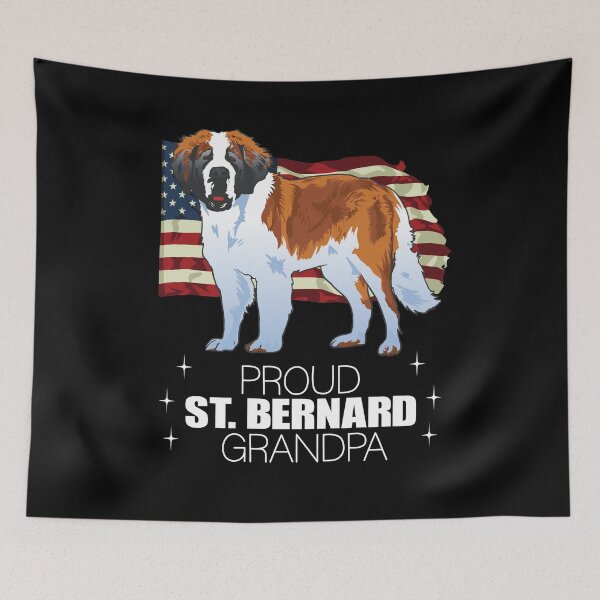 Item preview, Proud Saint Bernard grandpa - St. Bernard Dog designed and sold by Ibu83.
