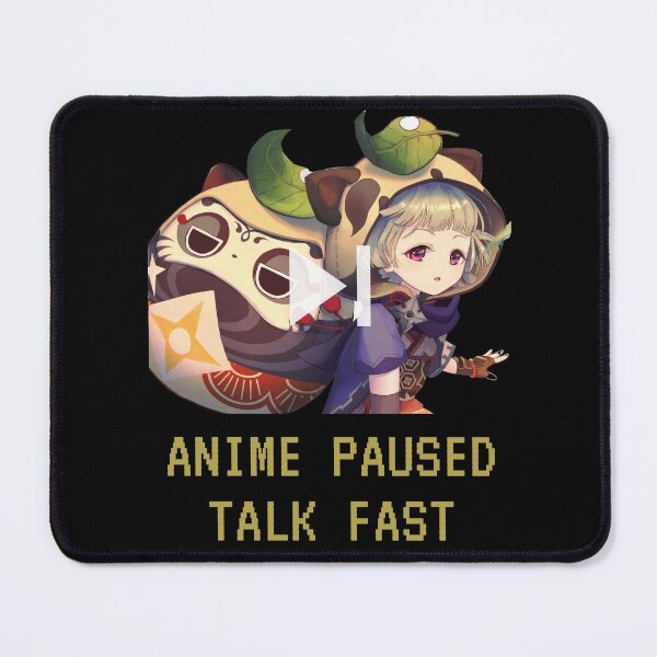 Item preview, Anime Paused Talk Fast designed and sold by utile style.