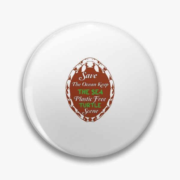 Item preview,  Save The Ocean Keep The Sea Plastic Free Turtle Scene designed and sold by Innovational.