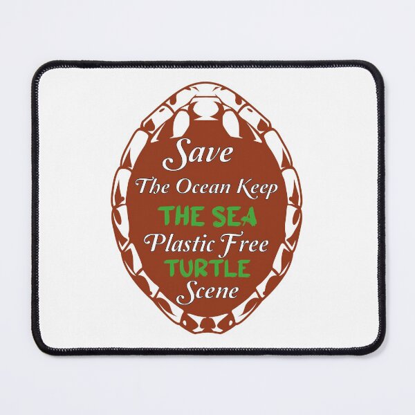 Item preview,  Save The Ocean Keep The Sea Plastic Free Turtle Scene designed and sold by Innovational.
