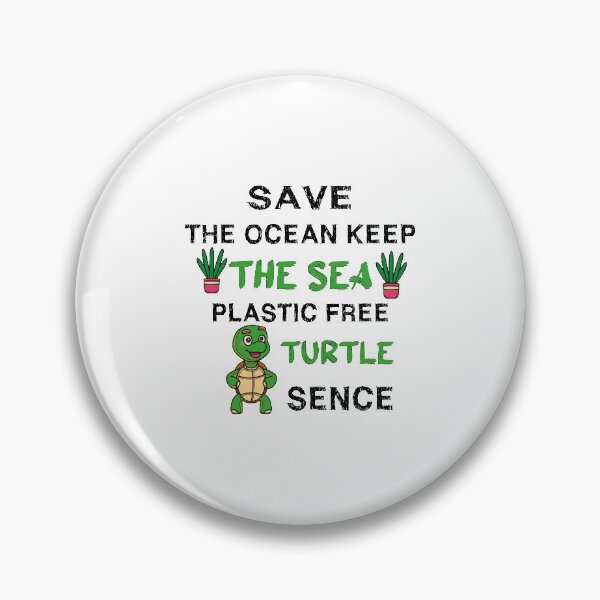 Item preview, Save The Ocean Keep The Sea Plastic Free Turtle Scene designed and sold by Innovational.