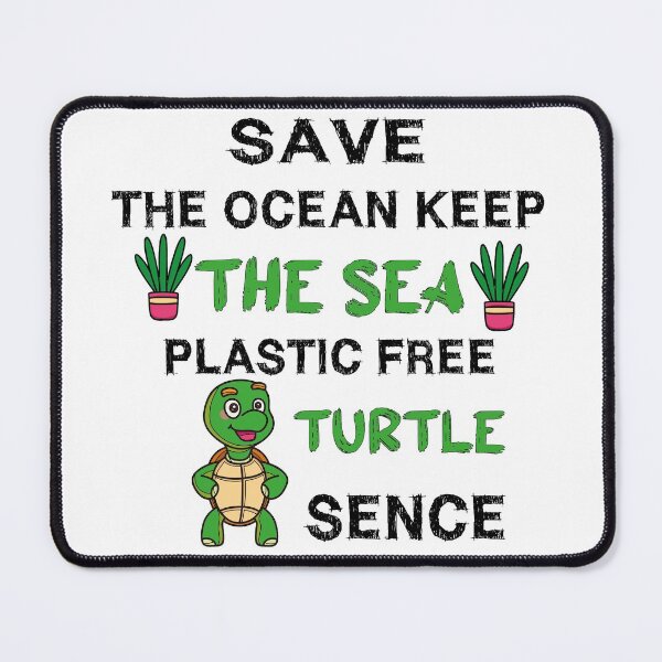 Item preview, Save The Ocean Keep The Sea Plastic Free Turtle Scene designed and sold by Innovational.