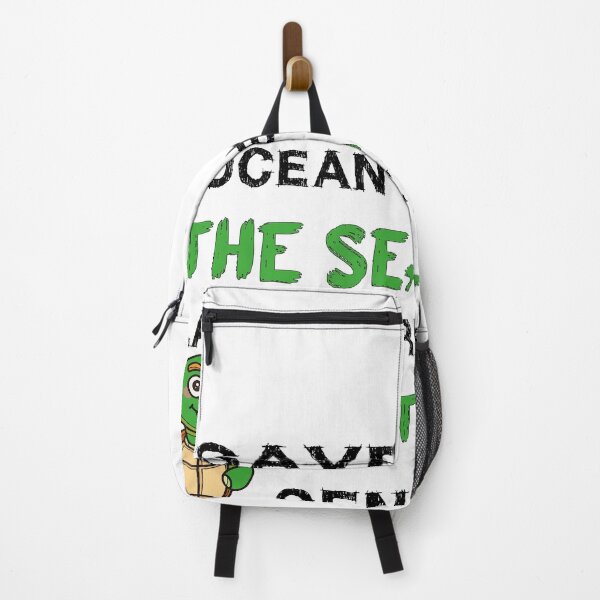 Item preview, Save The Ocean Keep The Sea Plastic Free Turtle Scene designed and sold by Innovational.