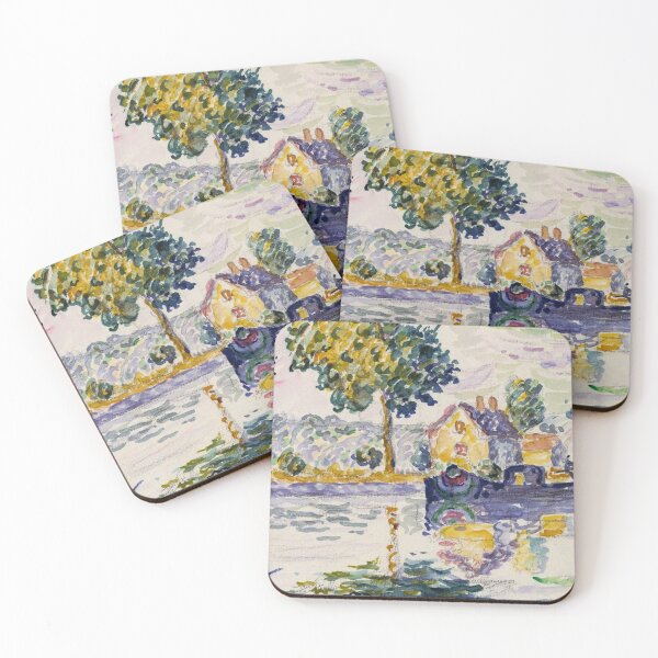 Item preview, View of the Seine, Samois (1906) by by Paul Signac designed and sold by Designedbysm.