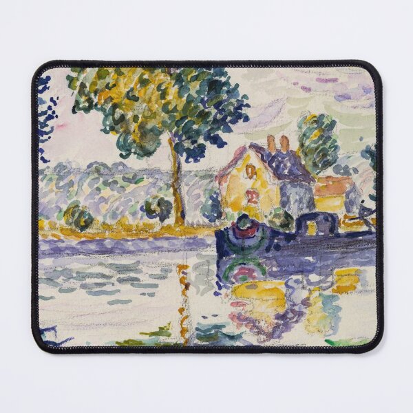 Item preview, View of the Seine, Samois (1906) by by Paul Signac designed and sold by Designedbysm.