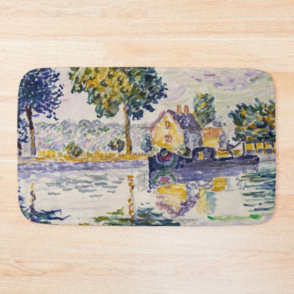 Item preview, View of the Seine, Samois (1906) by by Paul Signac designed and sold by Designedbysm.