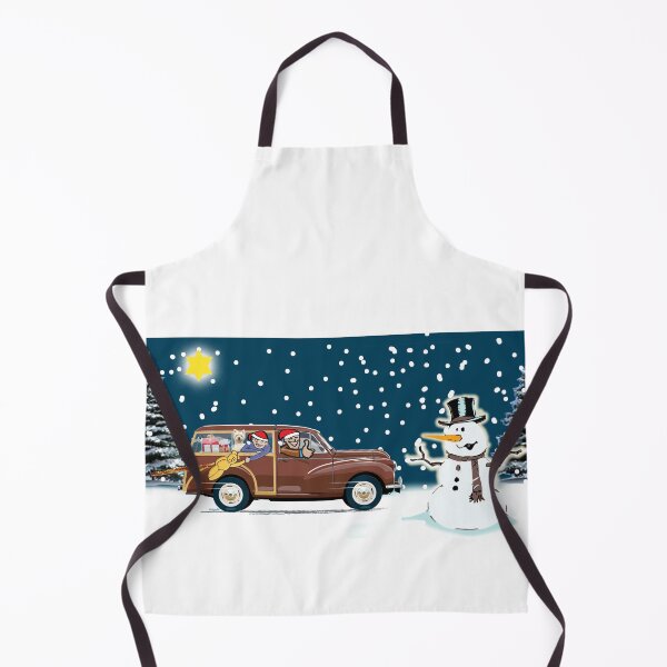 Item preview, Morris Minor Traveller driving home for Christmas! designed and sold by Bigs66.