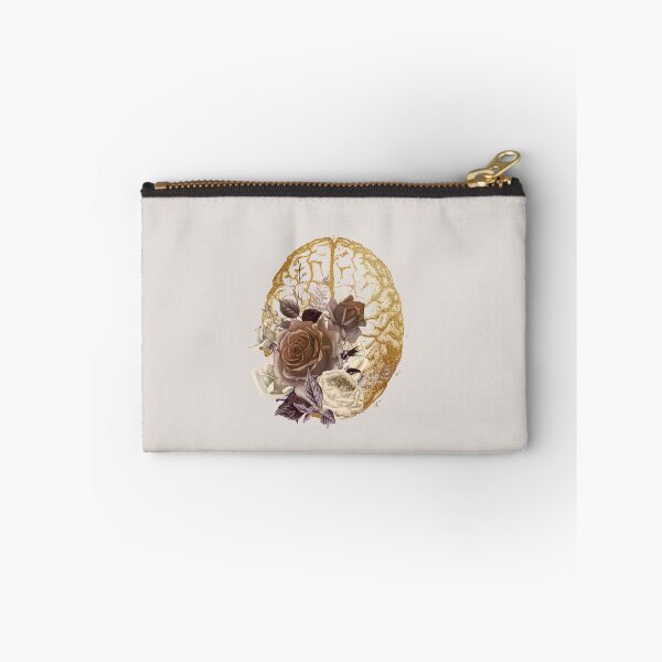 Item preview, Vintage Brain Anatomy with flowers designed and sold by Lawandmedical.