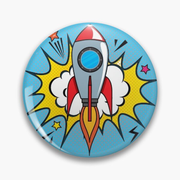 Item preview, Pop art rocket designed and sold by MarioColtello.