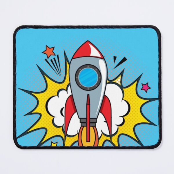 Item preview, Pop art rocket designed and sold by MarioColtello.