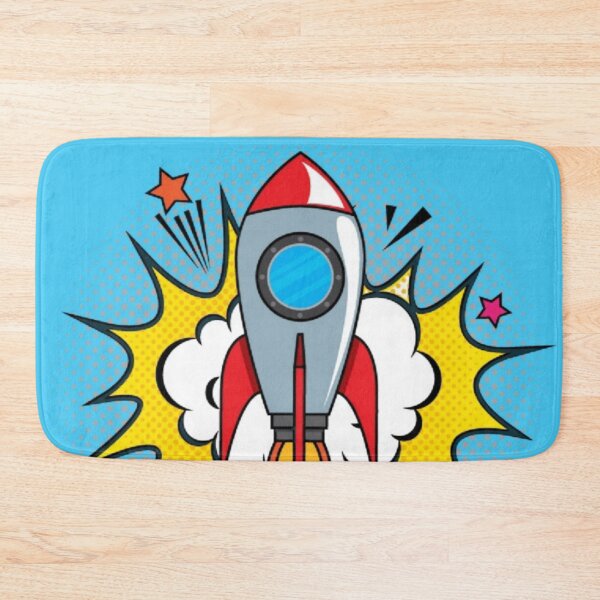 Item preview, Pop art rocket designed and sold by MarioColtello.