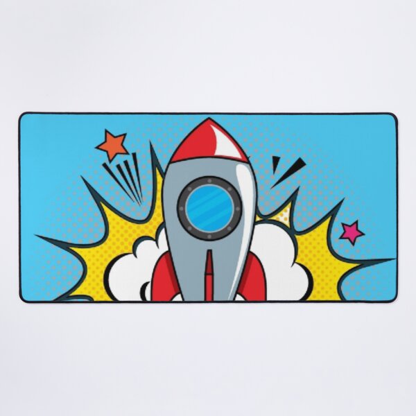 Item preview, Pop art rocket designed and sold by MarioColtello.
