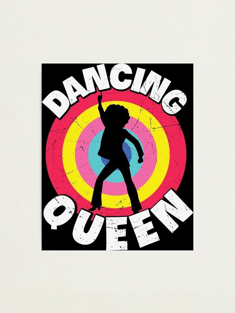 Dancing Queen, Vintage 1970s Retro Disco, Redbubble