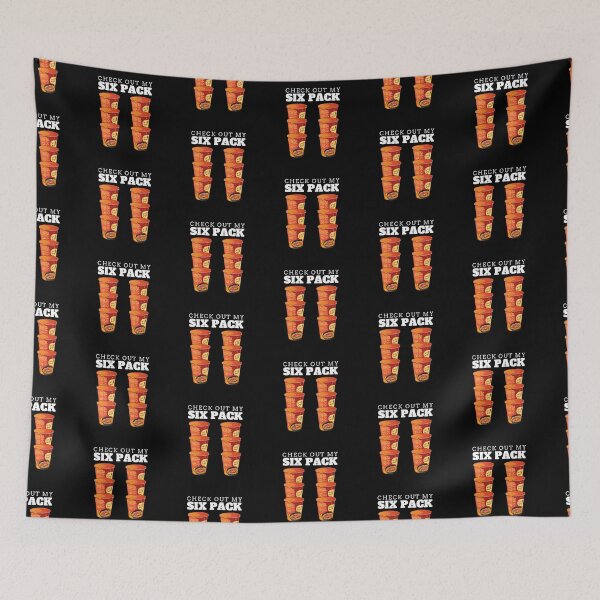 Item preview, check out my six pack, gift for ramen lover designed and sold by art-and-sticker.