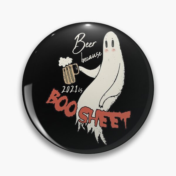Item preview, Beer Because Boo Sheet   designed and sold by Linenist.