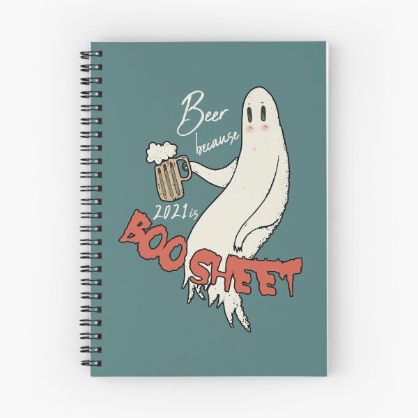 Item preview, Beer Because Boo Sheet   designed and sold by Linenist.