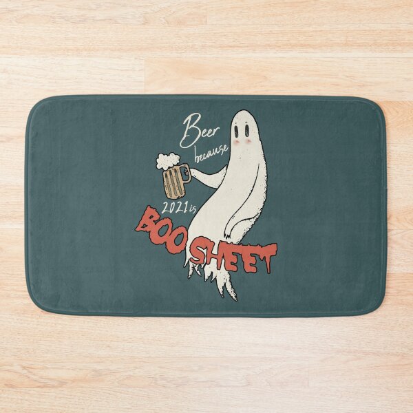 Item preview, Beer Because Boo Sheet   designed and sold by Linenist.