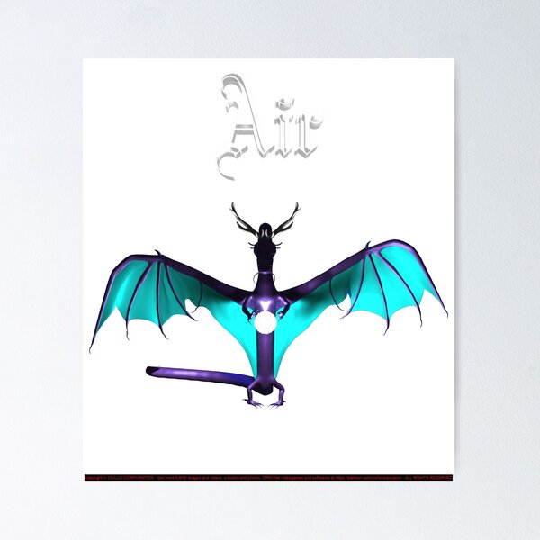 Item preview, 571. Air (male Zephyar Dragon) designed and sold by ciullocorp.