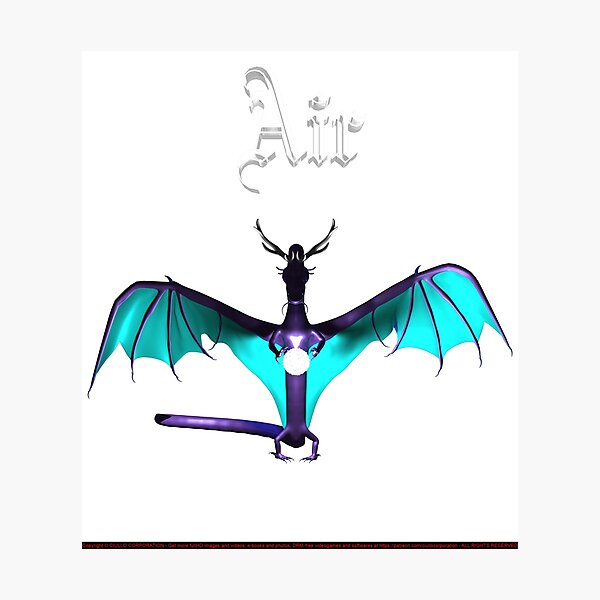 Item preview, 571. Air (male Zephyar Dragon) designed and sold by ciullocorp.