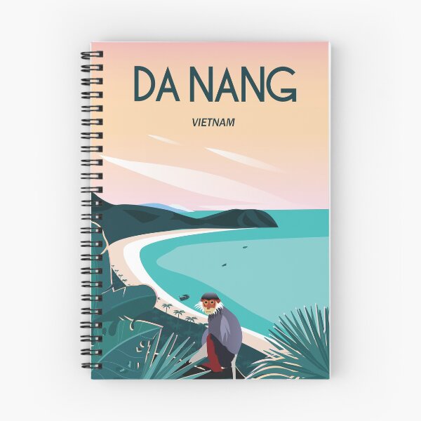 Item preview, Da Nang Vietnam travel poster designed and sold by Arctic frame studio.