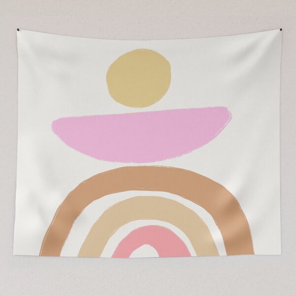 Item preview, Boho Cute Pastel Abstract Shapes designed and sold by trajeado14.