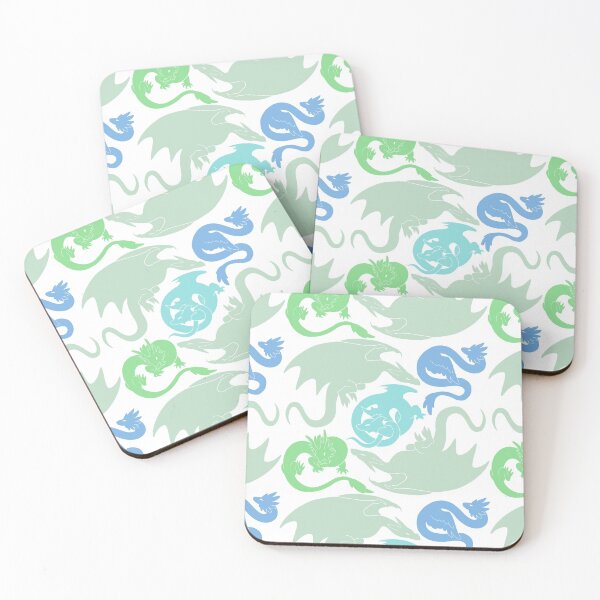 Item preview, Dragon Pattern (Cool Colors) designed and sold by TheGryphon.