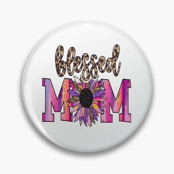Item preview, Blessed Mom leopard print typography  designed and sold by exr378.