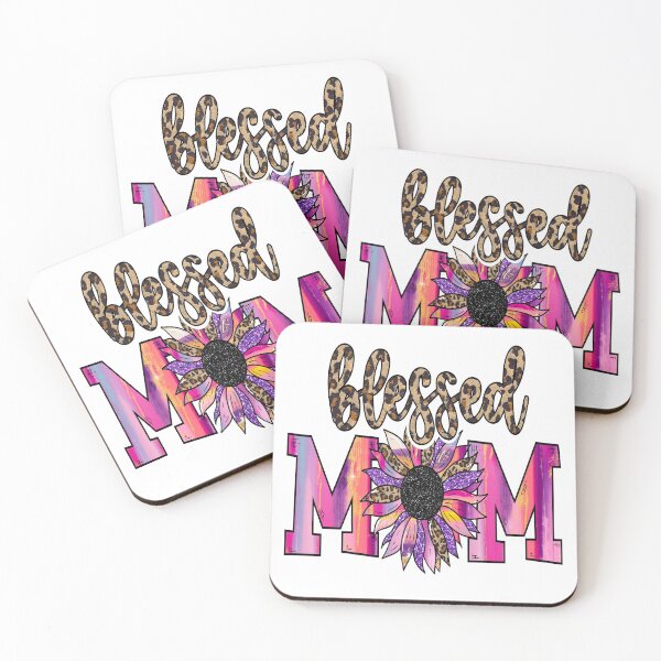 Item preview, Blessed Mom leopard print typography  designed and sold by exr378.