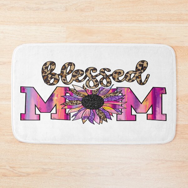 Item preview, Blessed Mom leopard print typography  designed and sold by exr378.