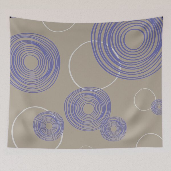 Item preview, Flytende, Abstract Round Floating Pattern on Plaza Taupe designed and sold by BesanoStyle.