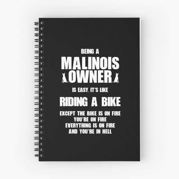 Item preview, Malinois Owner Easy Like Riding A Bike, on Fire in Hell designed and sold by Malinois  Drive.