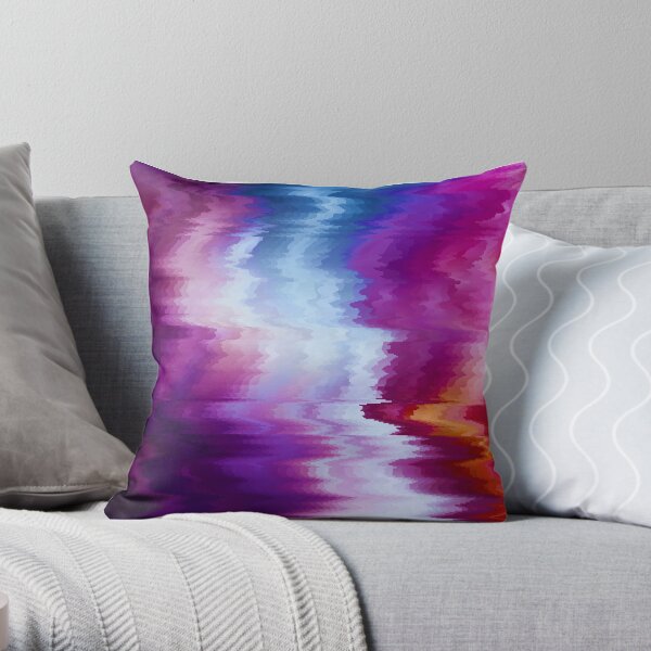 Life in color Throw Pillow