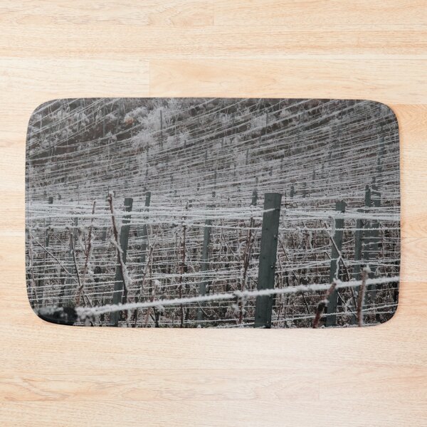 Item preview, Close up of Frost Covered Vineyard  designed and sold by MartinxMarie.