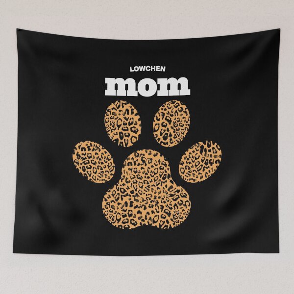 Item preview, Haute Leopard Lowchen Mom Dog Paw With Rich Leopard Print designed and sold by HauteLeopard.
