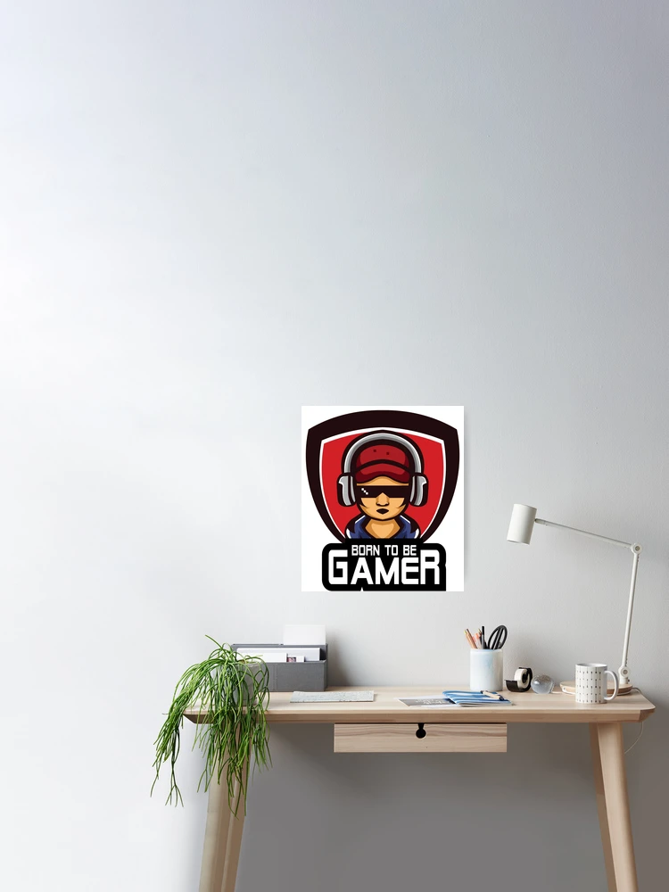 Born to be a gamer , video games lover Sticker for Sale by Gant well