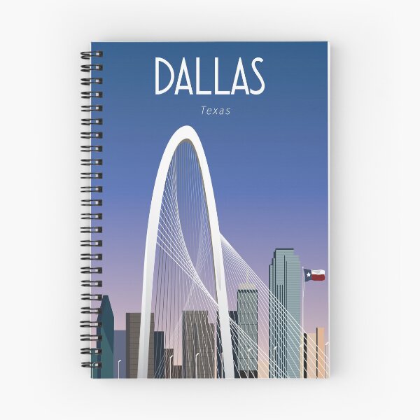 Item preview, Dallas Texas vintage travel poster designed and sold by Arctic frame studio.