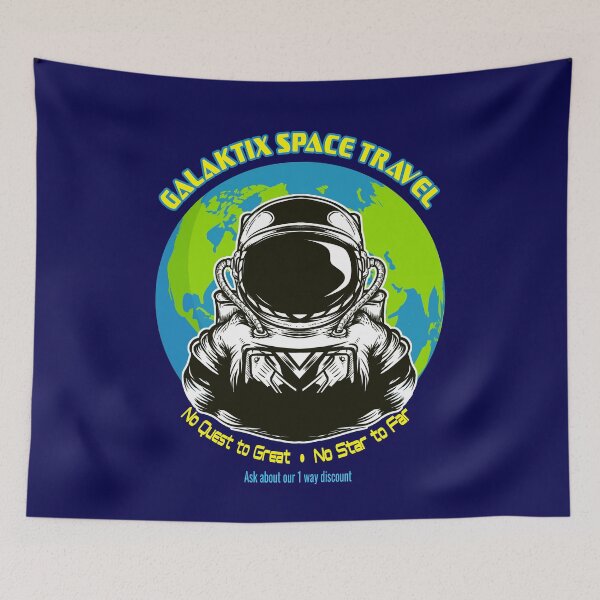 Item preview, Funny Astronaut In Space Orbiting The Earth - Space Tourism designed and sold by OliviaGbyKyro.
