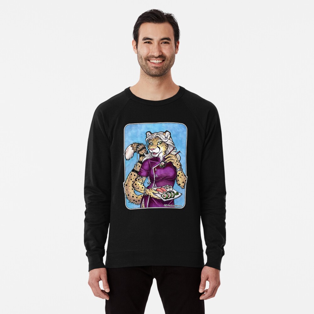 Item preview, Lightweight Sweatshirt designed and sold by cybercat.