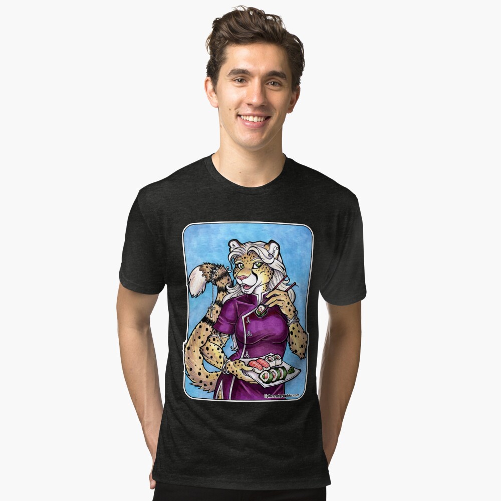 Item preview, Tri-blend T-Shirt designed and sold by cybercat.