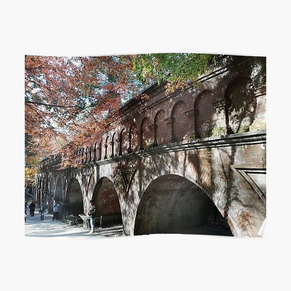 Fall Colours - Kyoto Aqueducts Poster