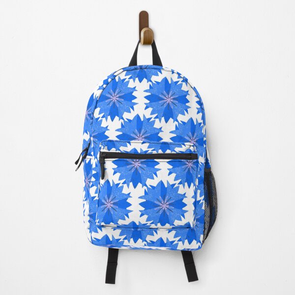 Item preview, Blue flowers on white designed and sold by Mankaanna.