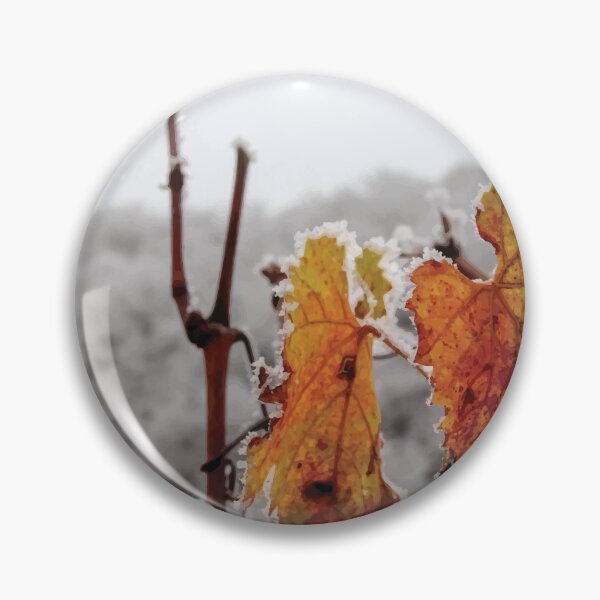 Item preview, Frost Covered Grape Leaf in Moselle Vineyards designed and sold by MartinxMarie.