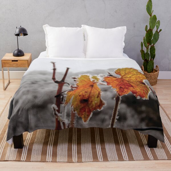 Item preview, Frost Covered Grape Leaf in Moselle Vineyards designed and sold by MartinxMarie.