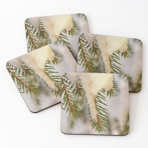 Item preview, Winter  snowy spruce branches designed and sold by yarvin13.